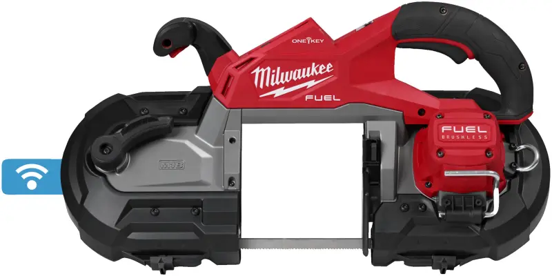 Aku pásová pila Milwaukee M18 FBS127DO-0C s hlubokým řezem a duálním spínačem s funkcí ONE-KEY™ (bez aku) 4933498311 (MI4933498311)